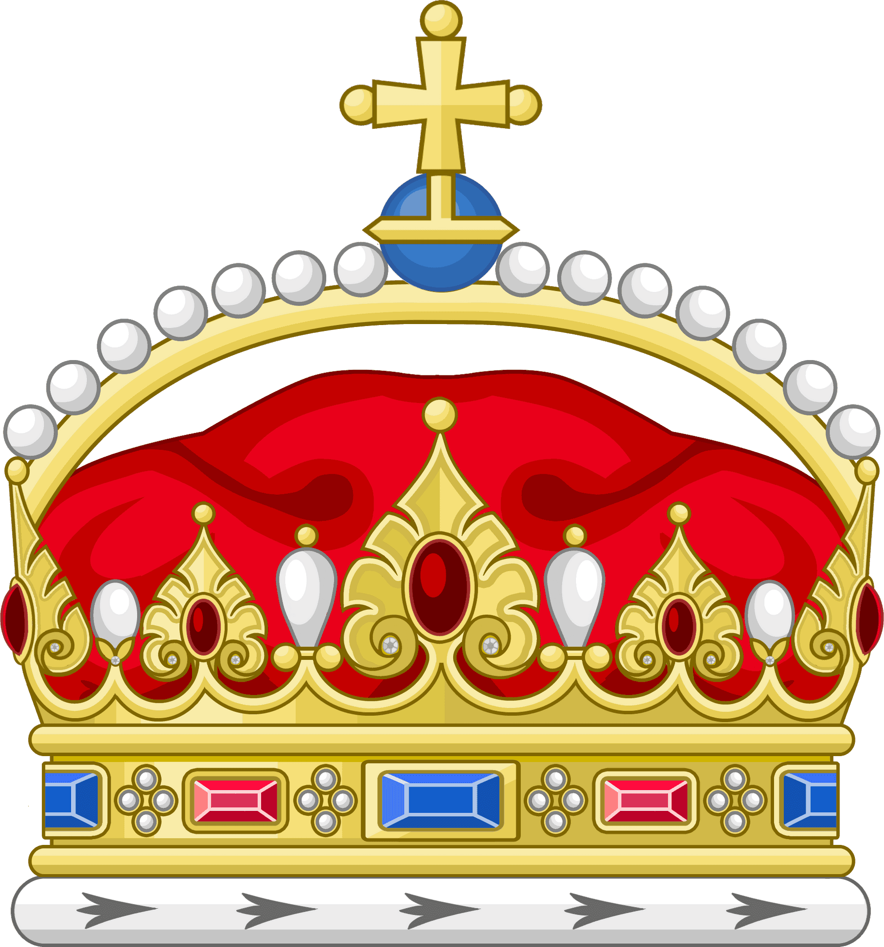 Royal Crown Illustration PNG