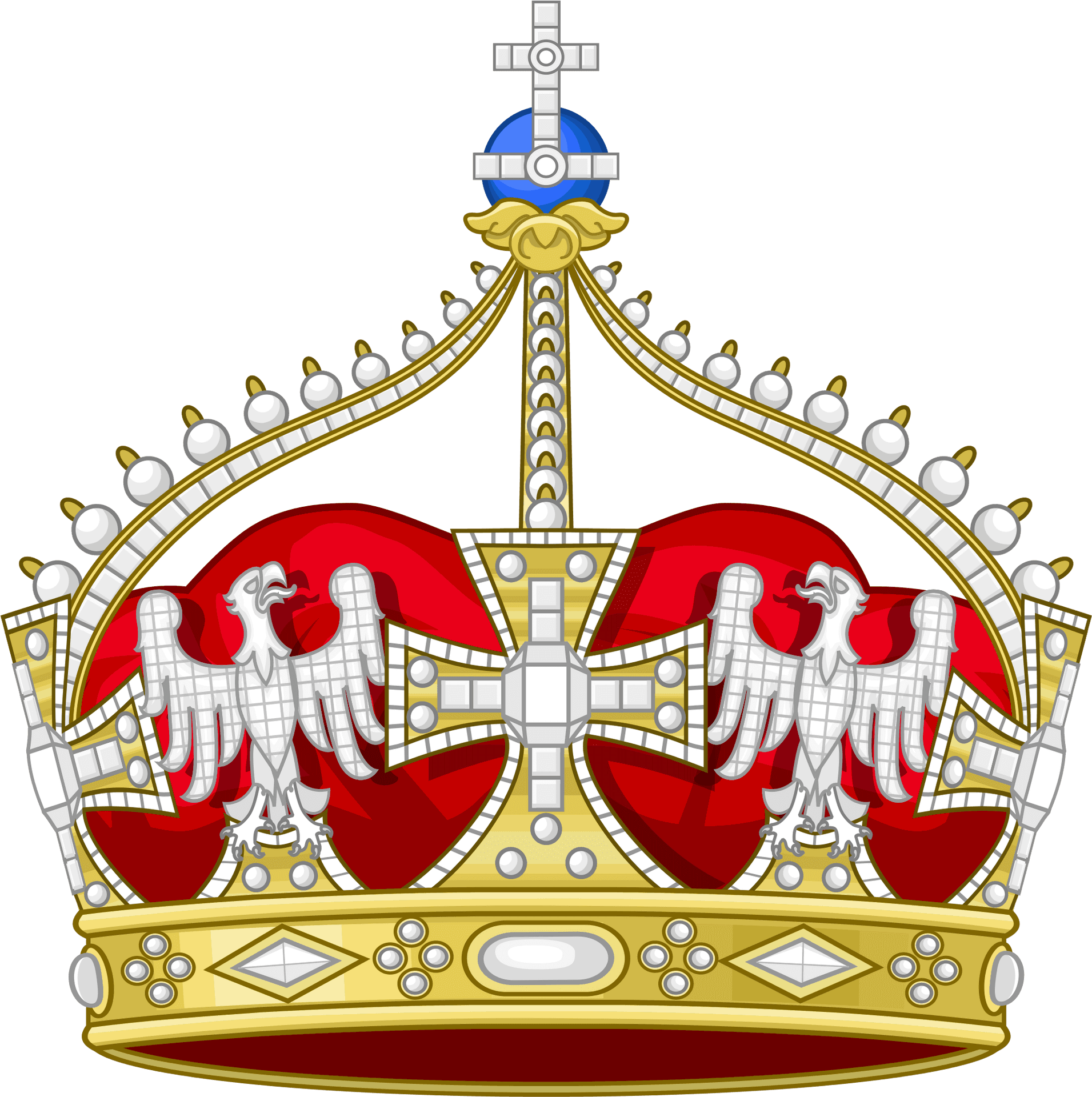 Royal Crown Illustration PNG