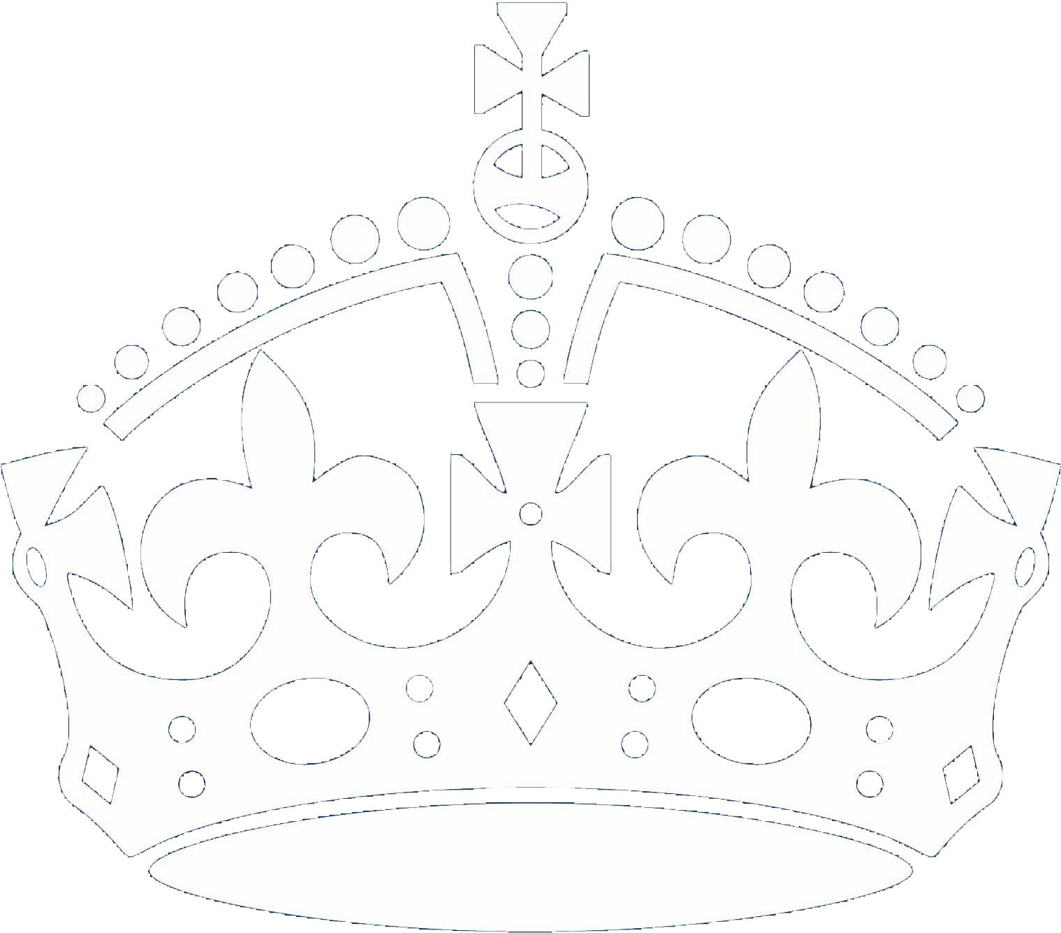 Royal Crown Silhouette PNG