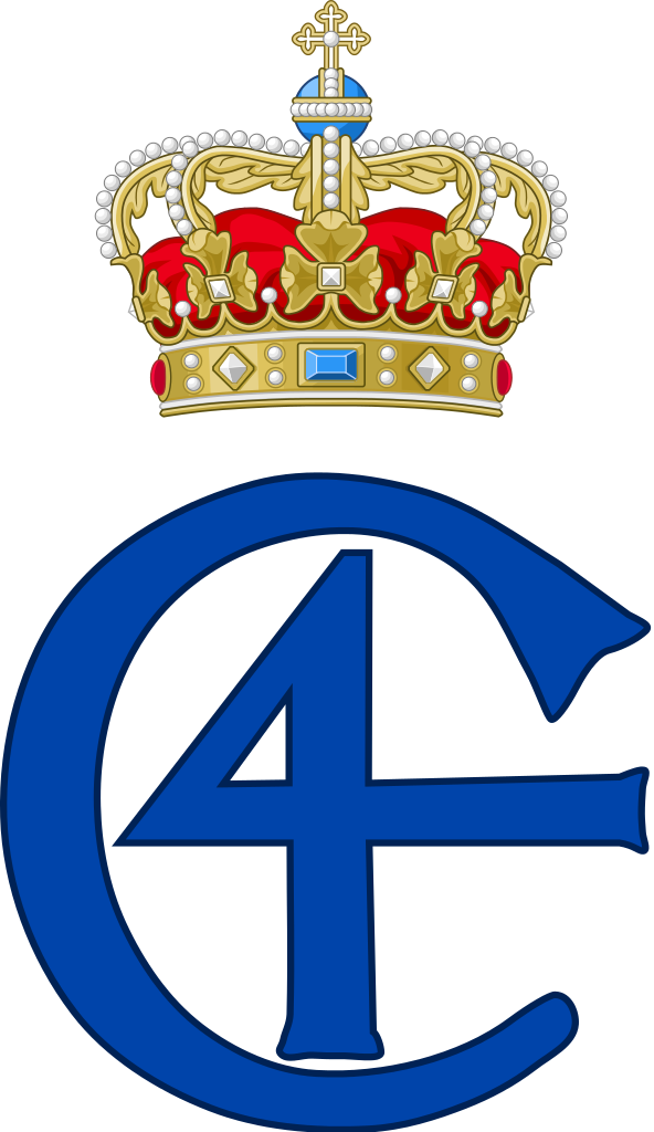 Royal Crownand Number4 Logo PNG