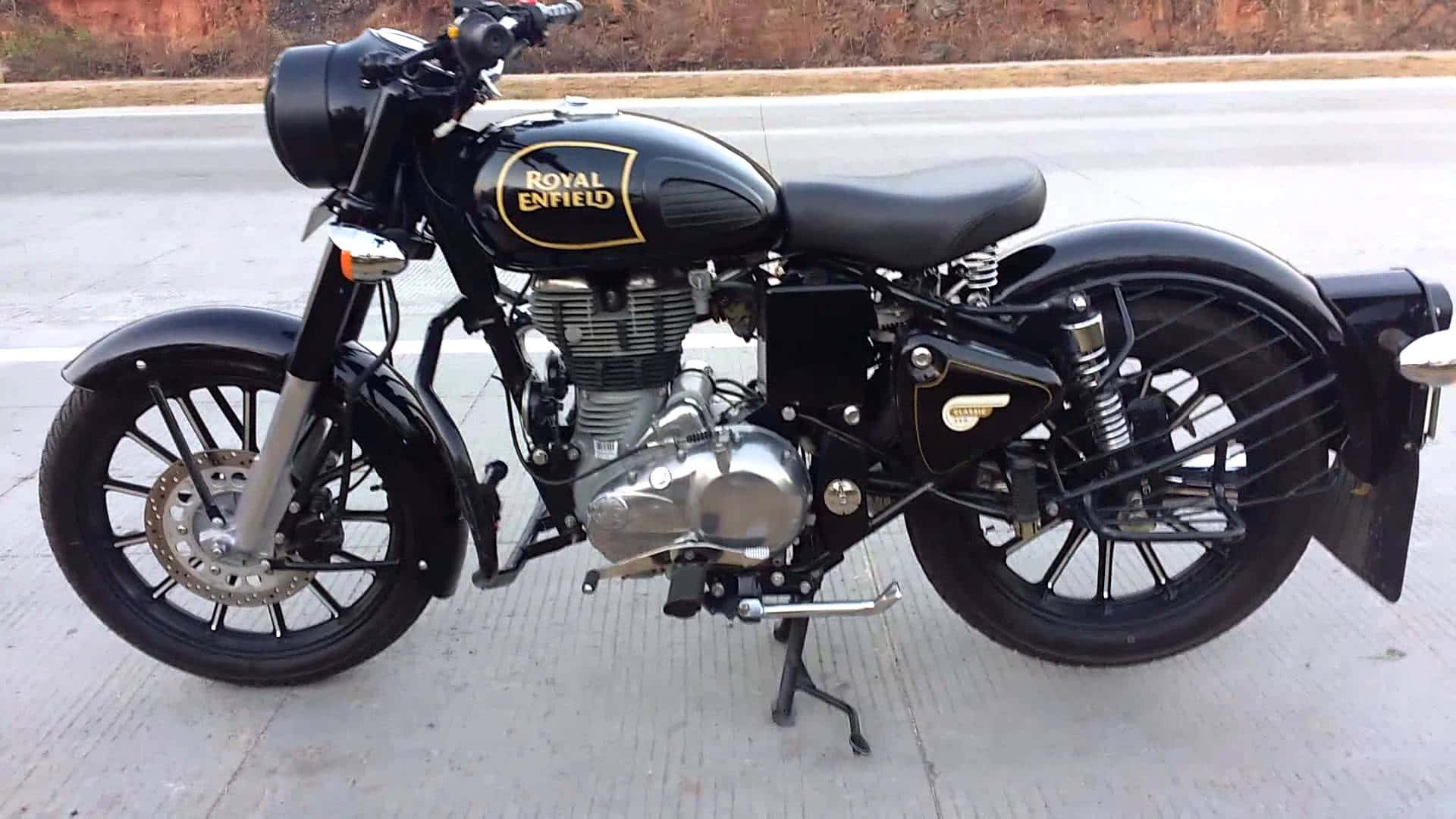 Black Royal Enfield Pictures