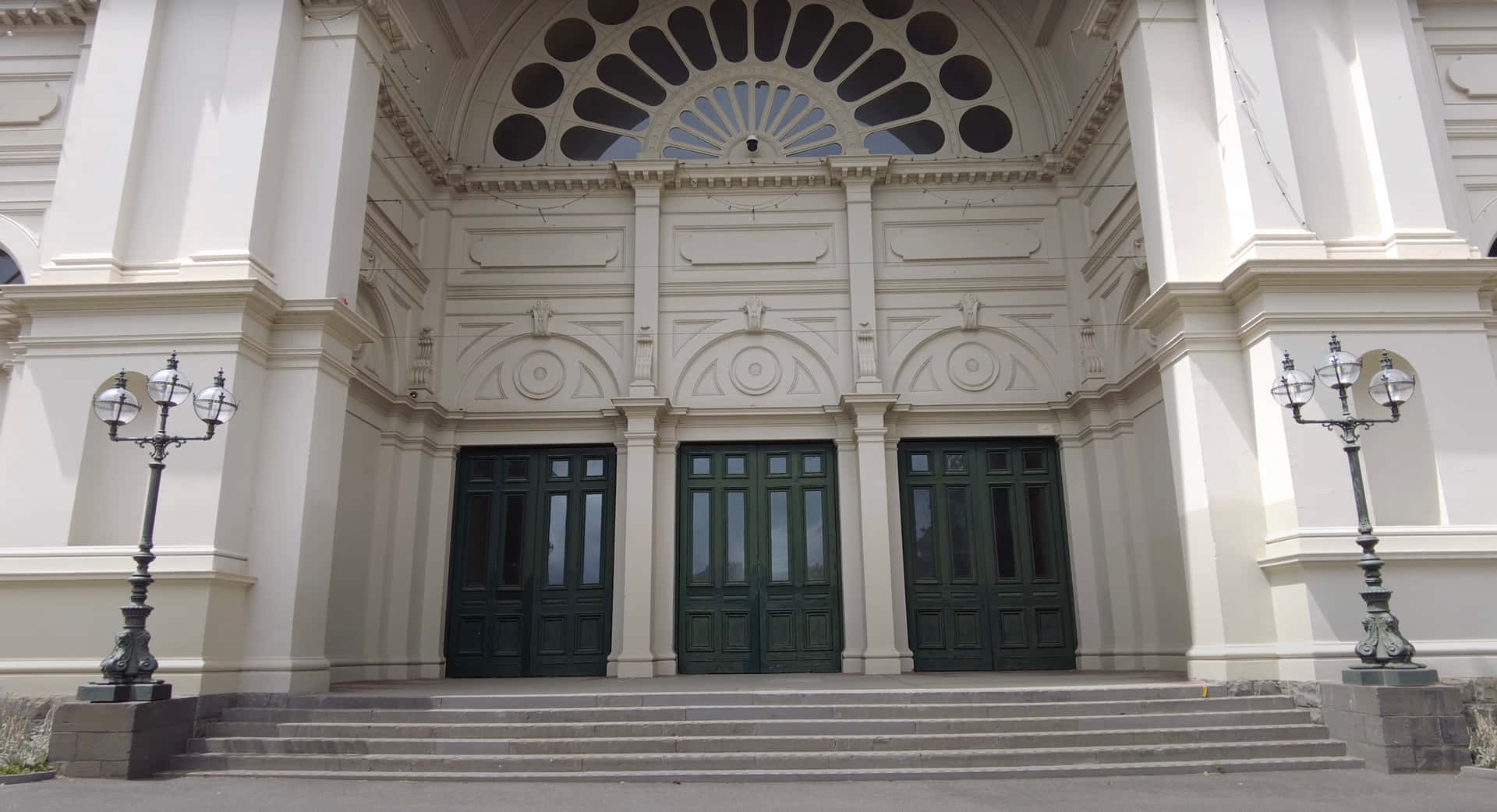 Royal Exhibition Building Entrance Architecture Wallpaper