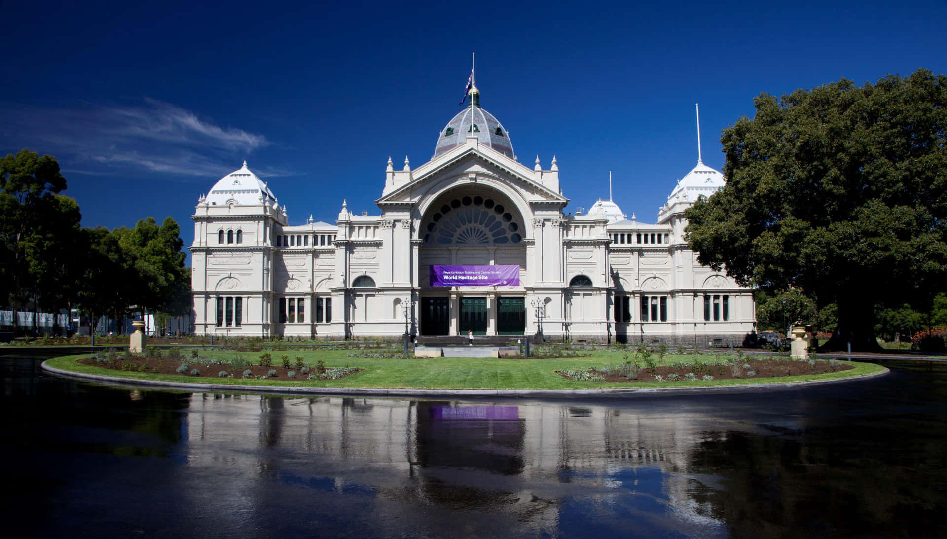 Royal Exhibition Building Melbourne Australia Wallpaper