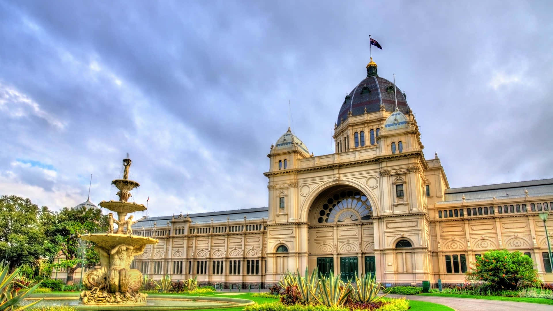 Royal Exhibition Building Melbourne Australia Wallpaper