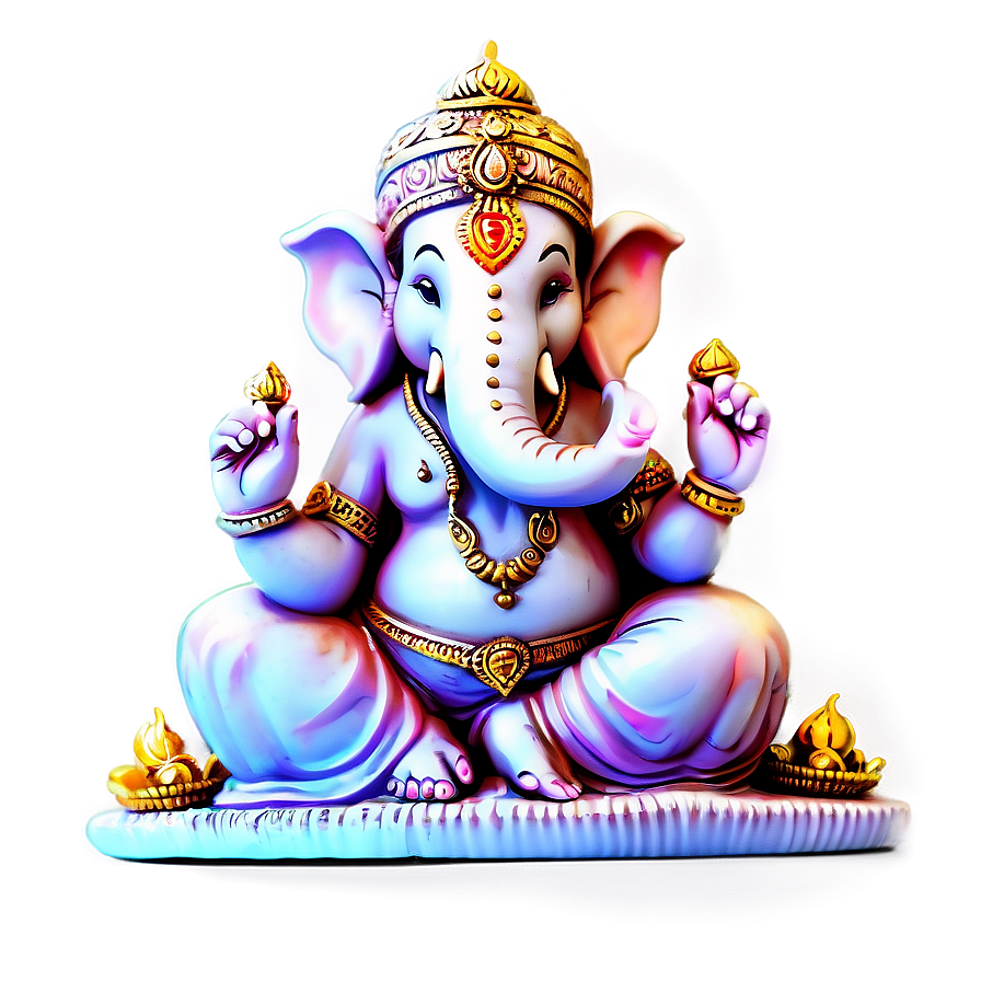 Download Royal Ganesh Idol Png 36 | Wallpapers.com