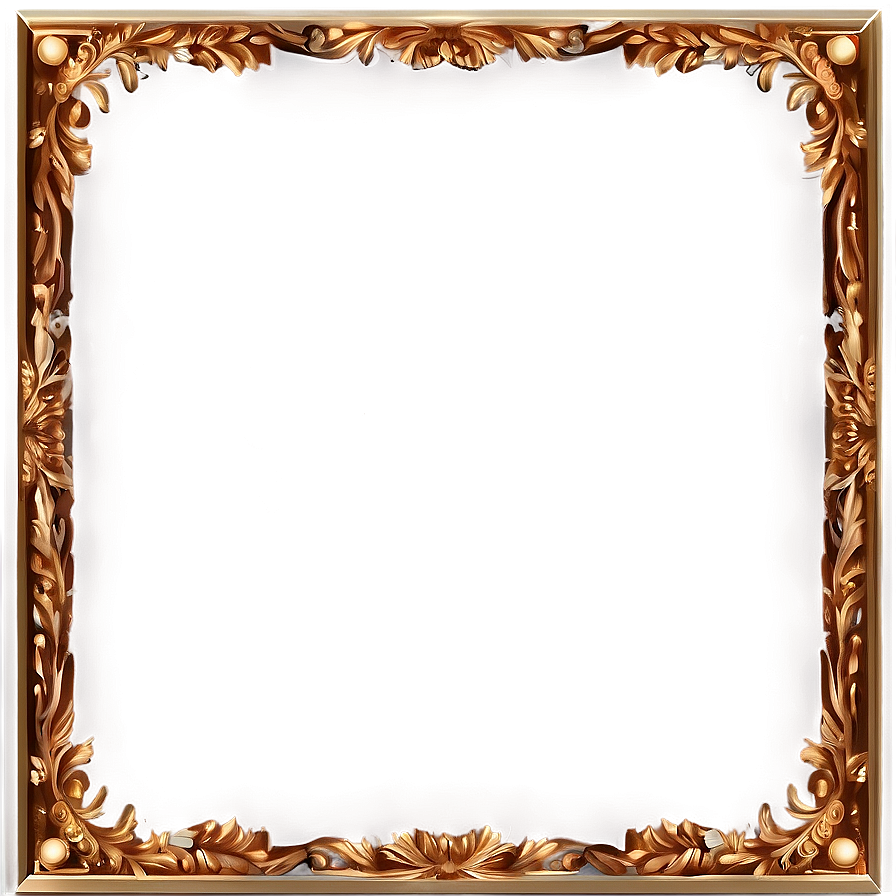 Download Royal Golden Frame Png Exd | Wallpapers.com