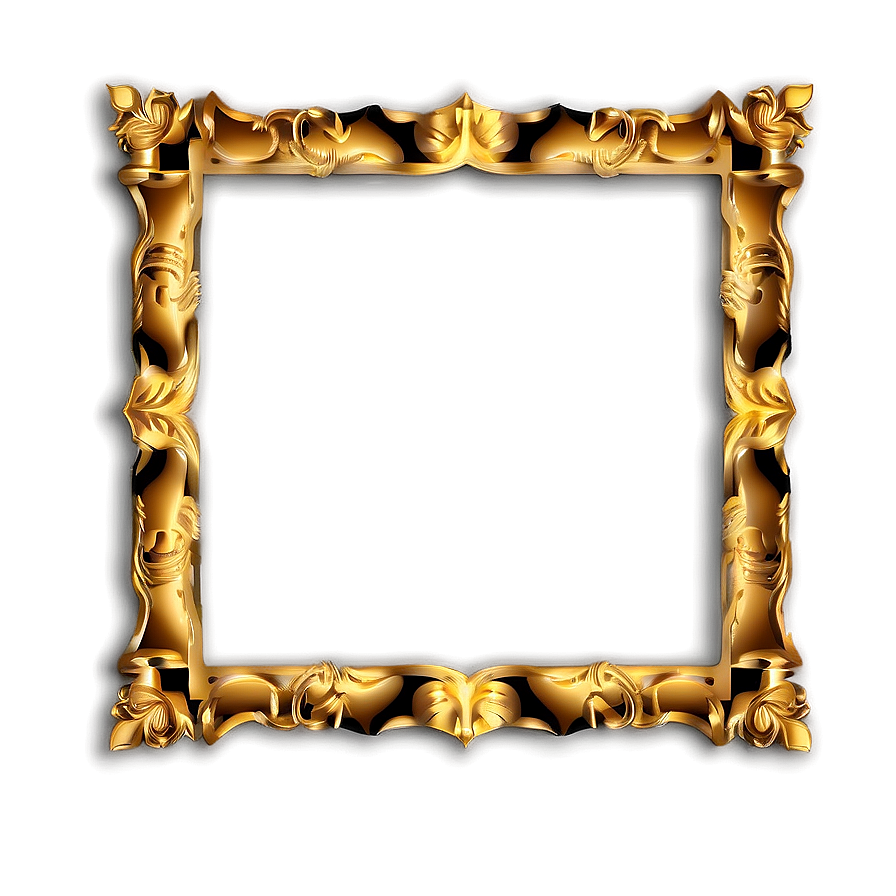 Download Royal Golden Frame Png Fpa54 | Wallpapers.com