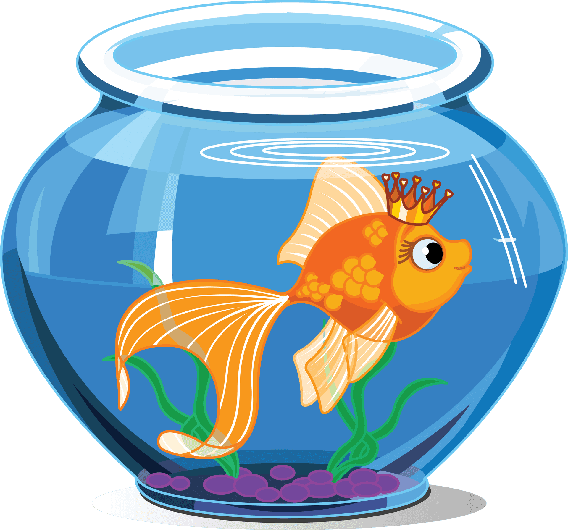 Royal Goldfishin Bowl PNG