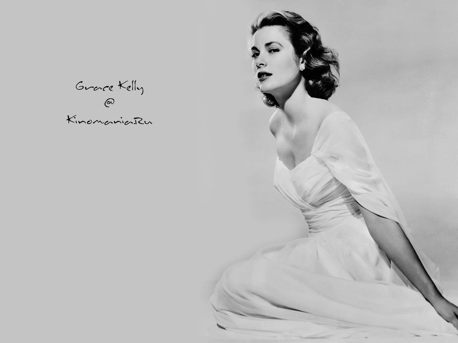 Kongelyset Grace Kelly i Stilfuld Elegancen Wallpaper