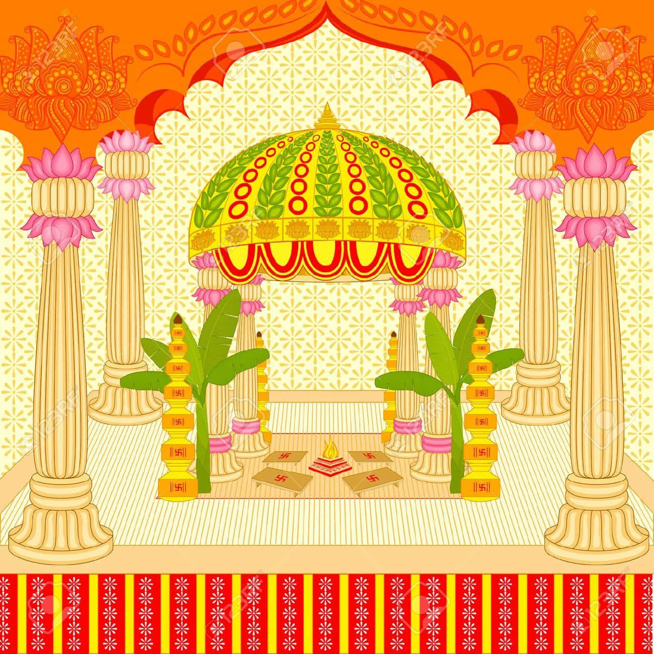 Royal Indian Wedding Venue With Grand Decoration