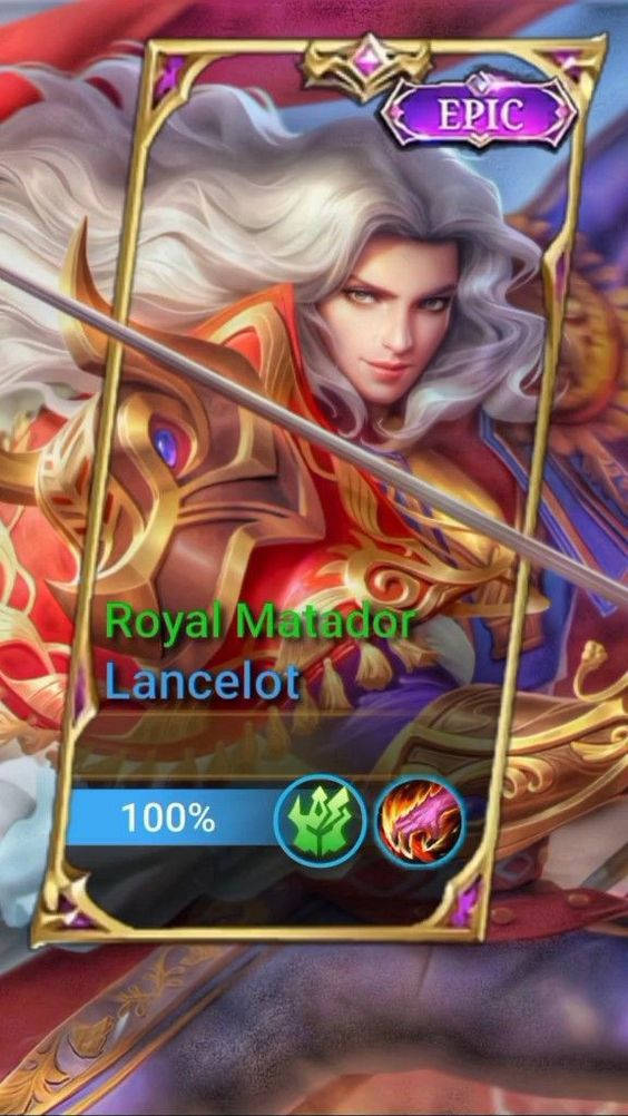 Royal Matador Lancelot Mobile Legend Battle Entry Wallpaper