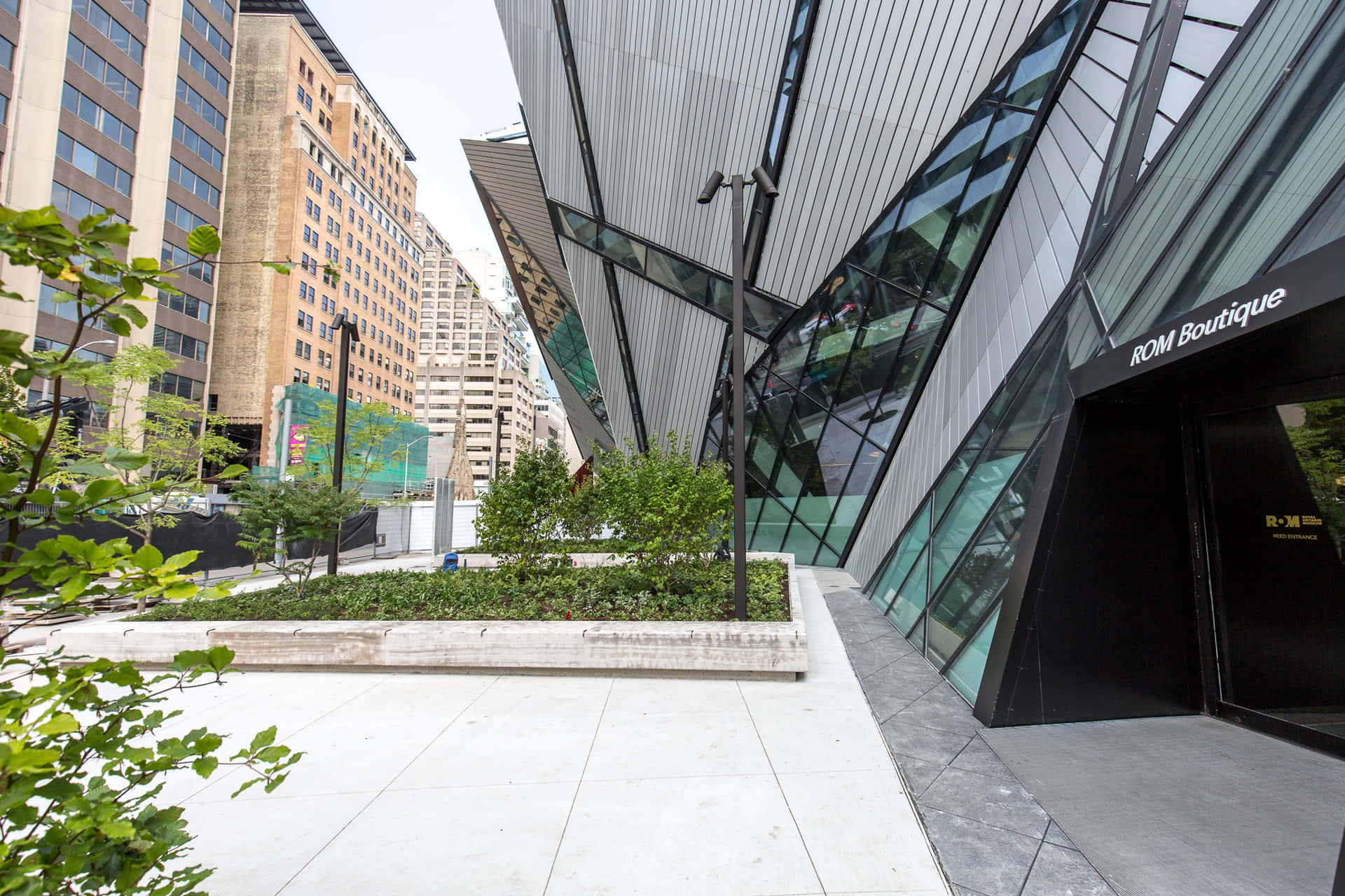 Royal Ontario Museum Exterieur Architectuur Achtergrond