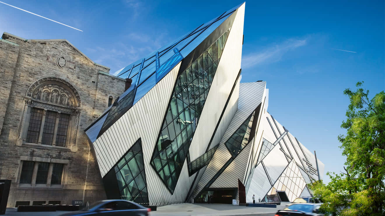 Royal Ontario Museum Exterior Modern Architecture Wallpaper