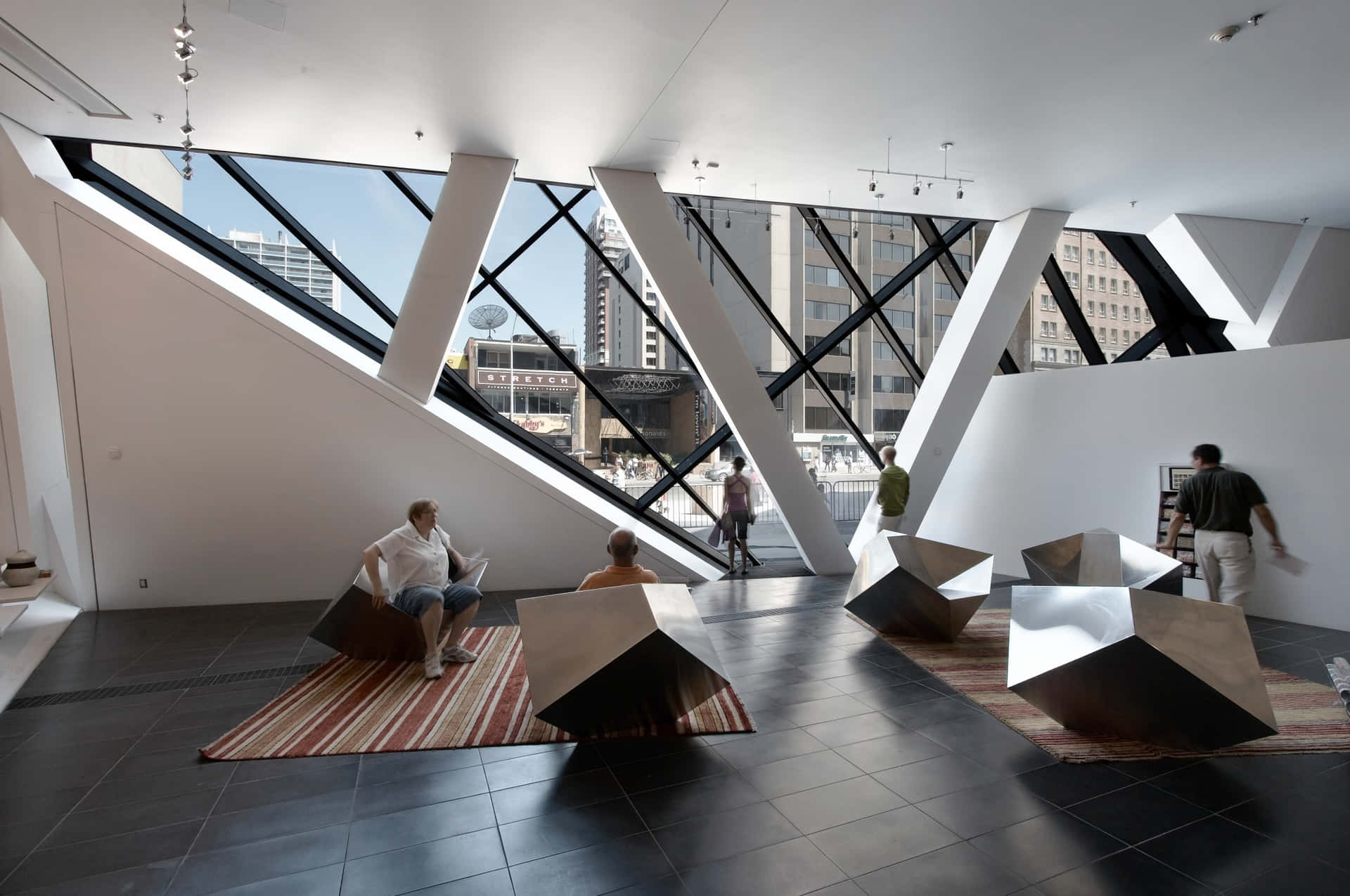 Royal Ontario Museum Interieur Ontwerp Achtergrond