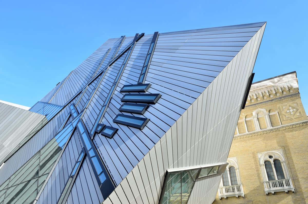 Royal Ontario Museum Modern Architecture Wallpaper