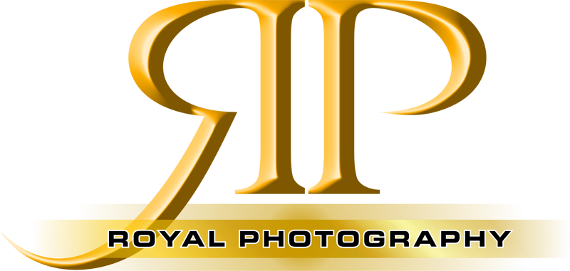 Royal Photography Logo Golden PNG