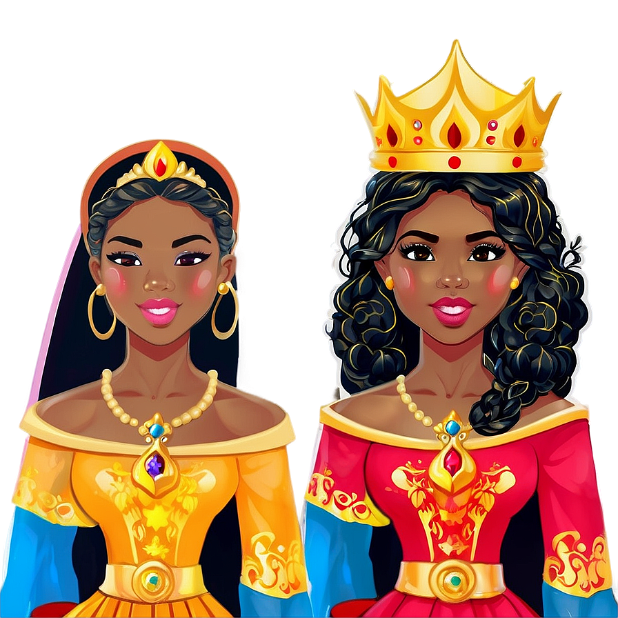 Royal Princesses Ensemble Png 06242024 PNG