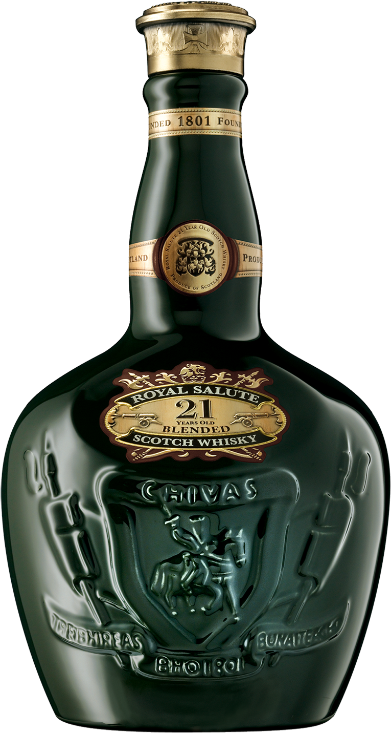 Royal Salute21 Year Old Scotch Whisky Bottle PNG