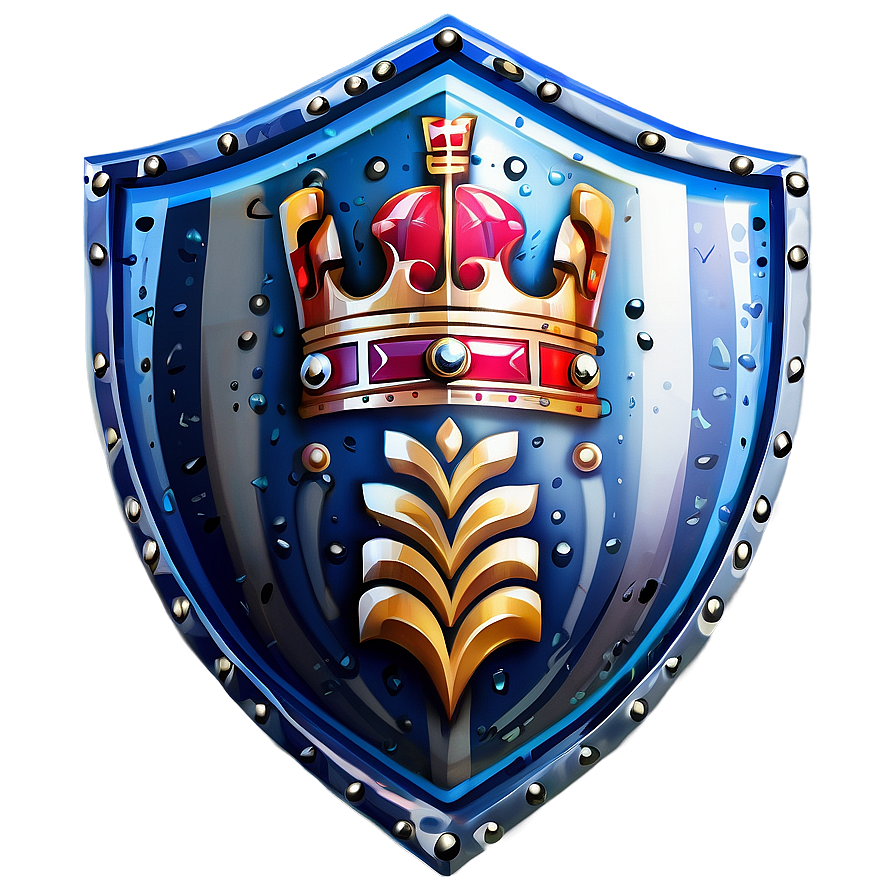 Royal Shield Vector Png 06262024 PNG