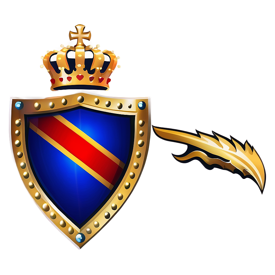Royal Shield Vector Png 06262024 PNG