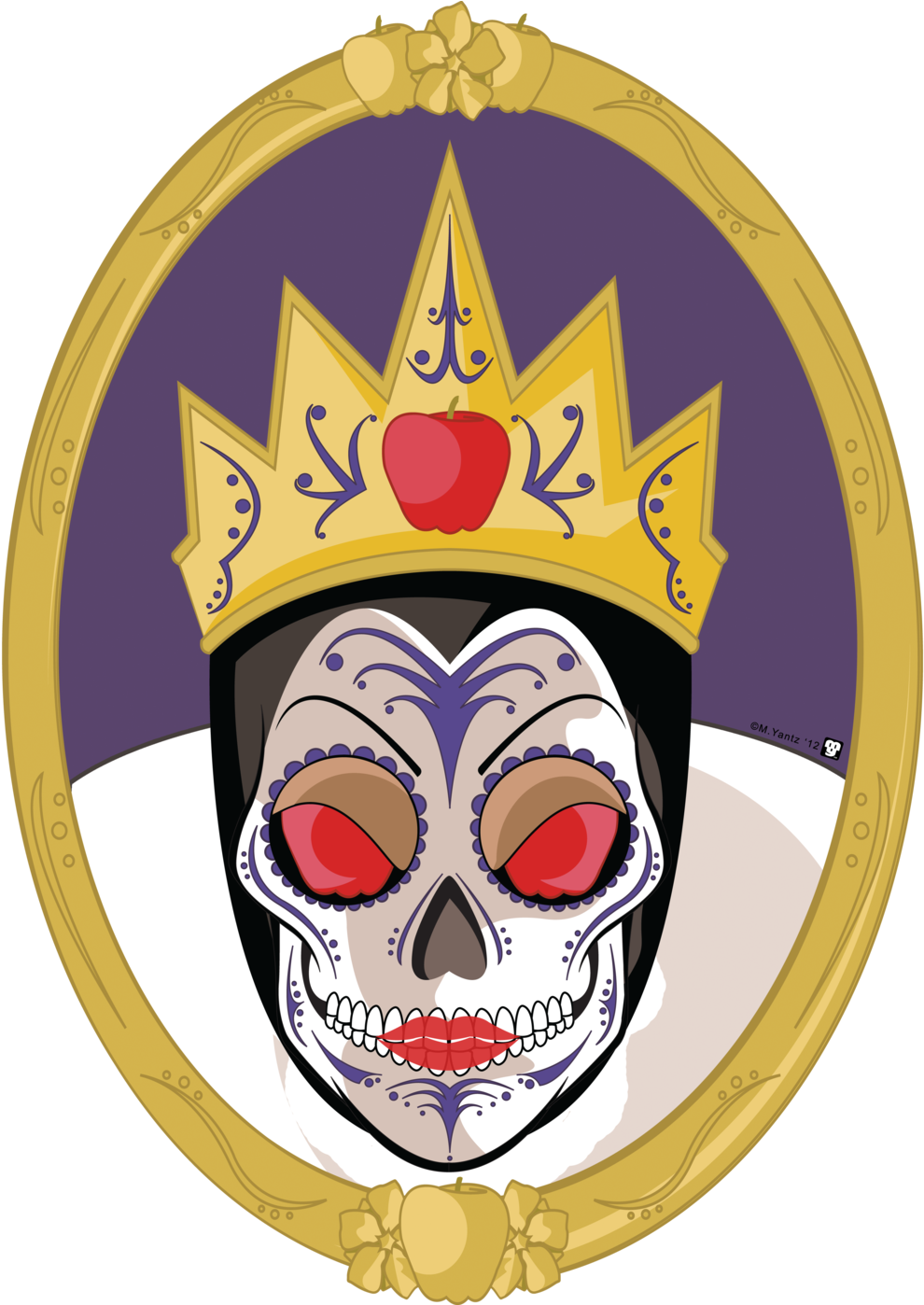 Royal Skull Artwork PNG