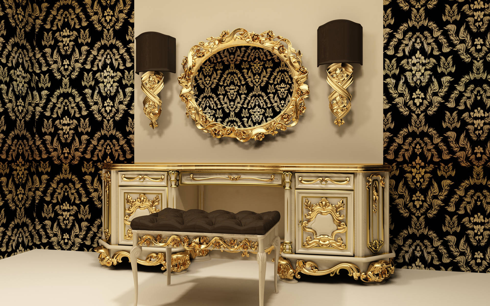 Royal Vanity Room Wallpaper