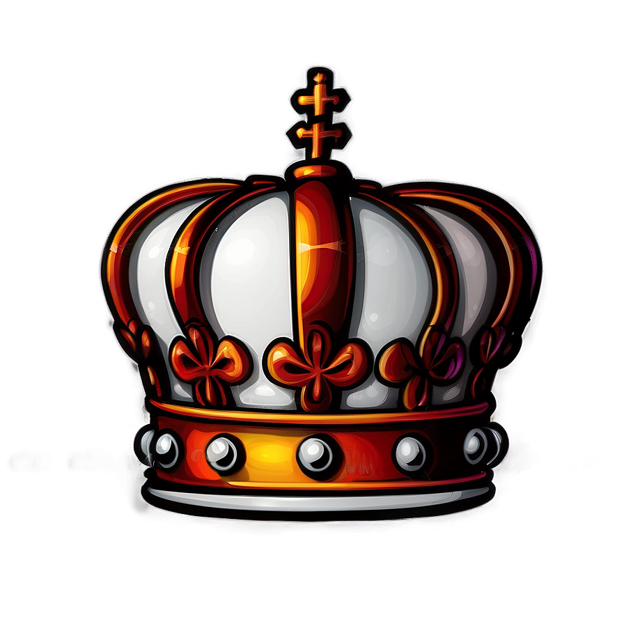 Royal White Crown Illustration Png 84 PNG