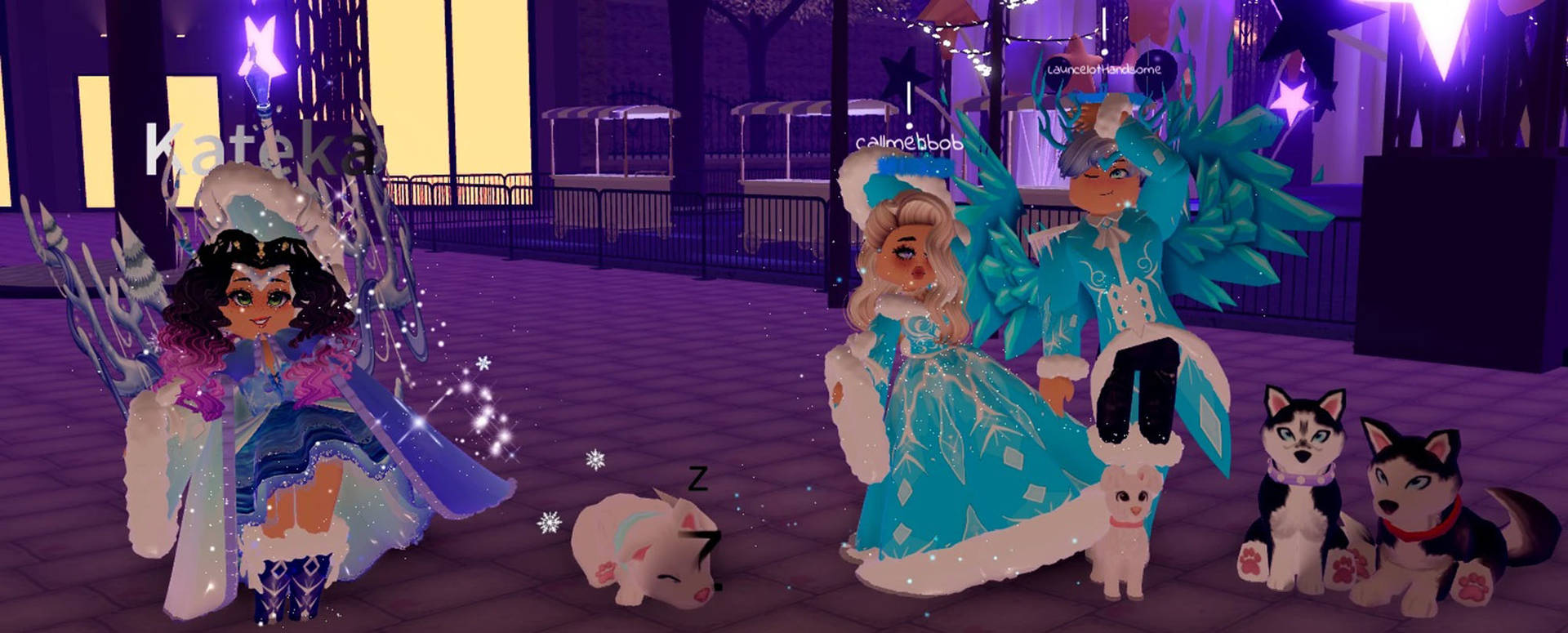 Royale High New Year 2021 NPC Wallpaper