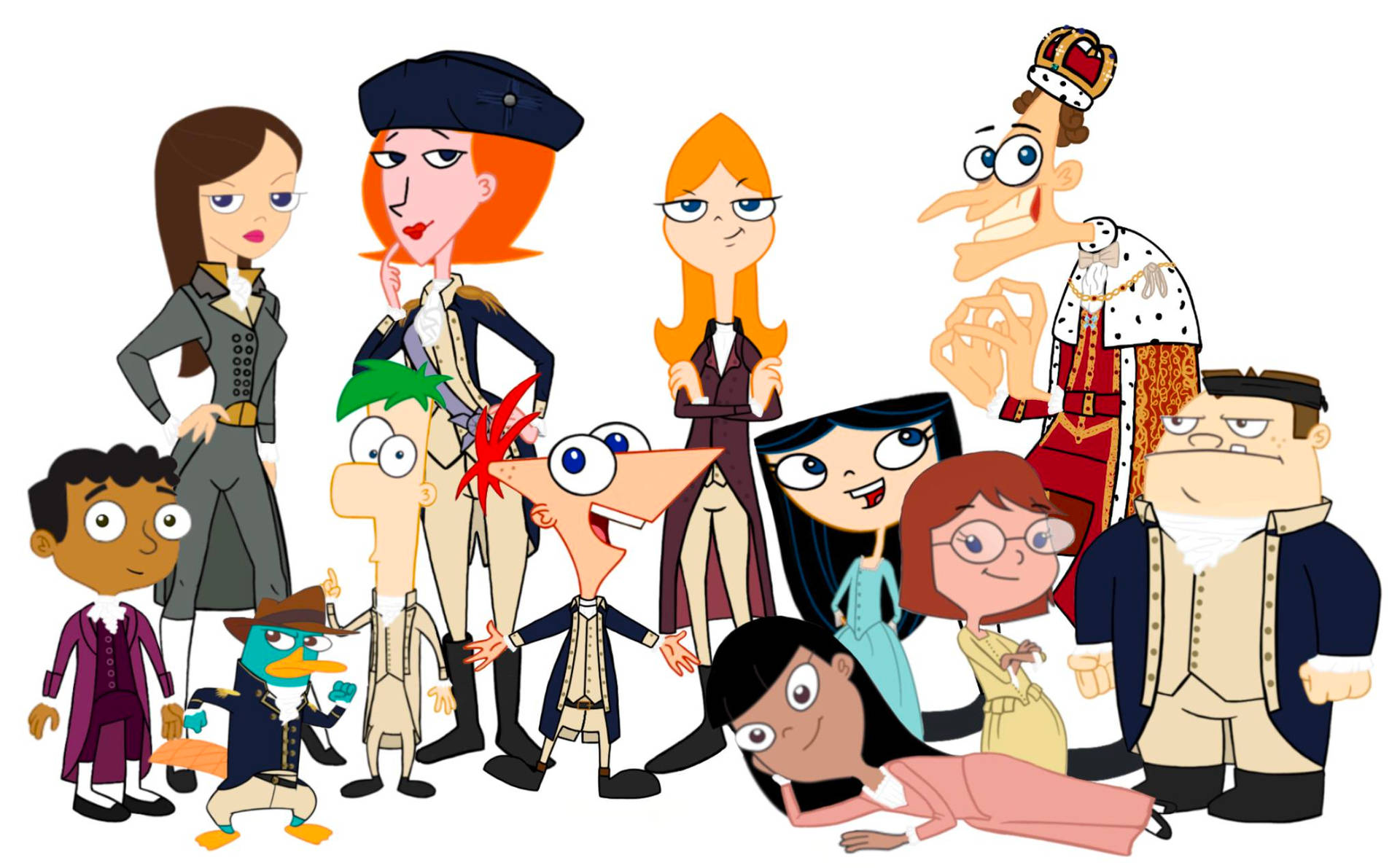 Royalty Phineas And Ferb Background