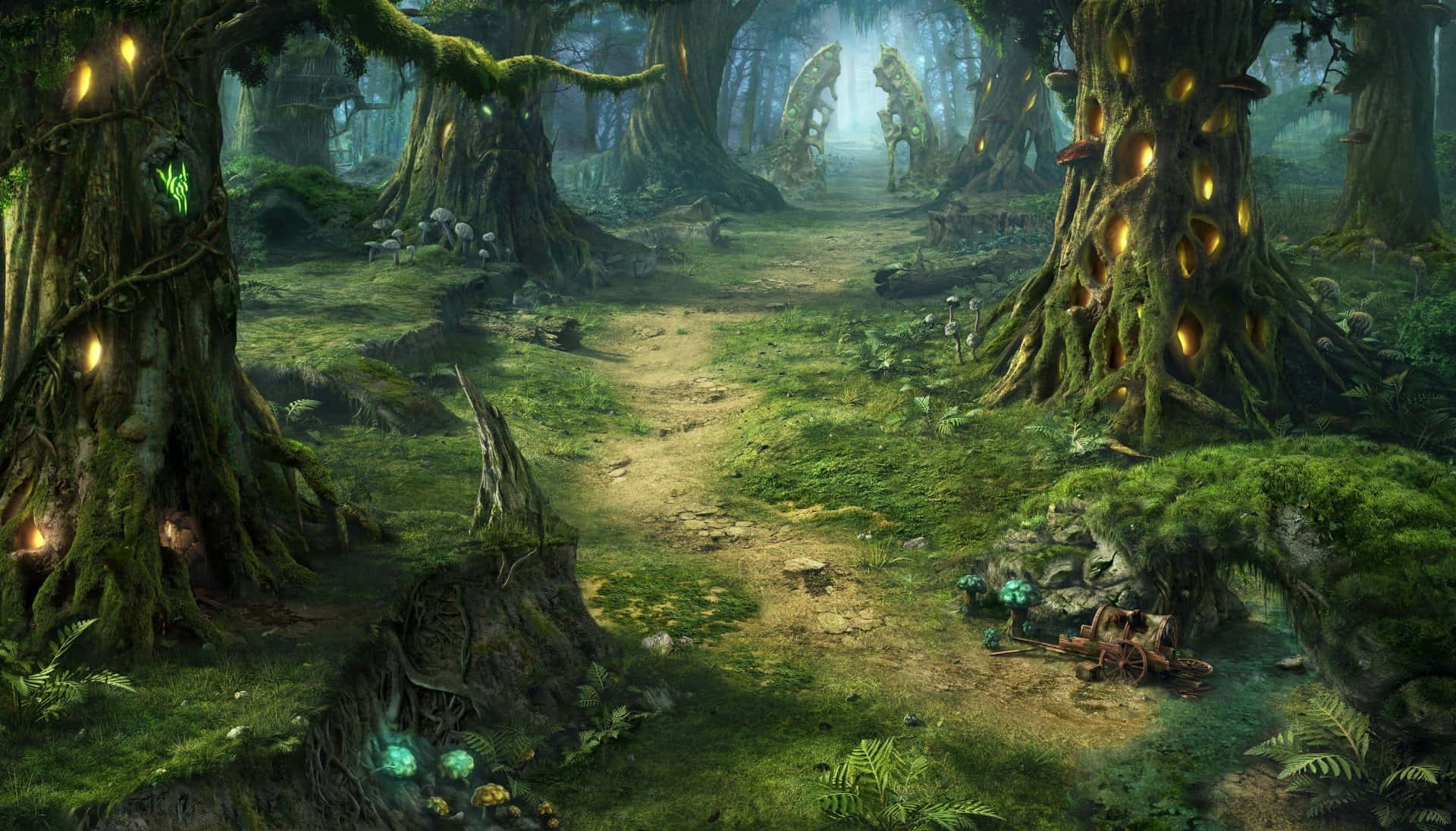 Captivating RPG Game Adventure Scene Wallpaper