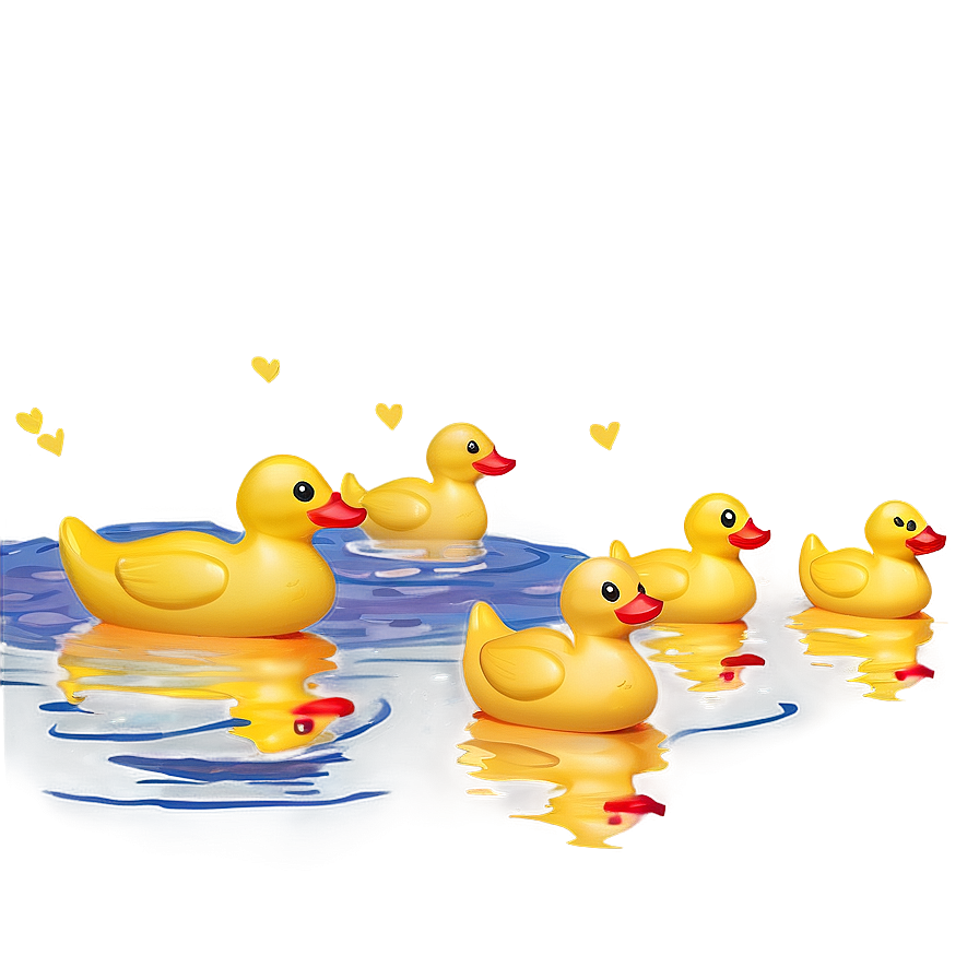 Rubber Duck Family Png 06132024 PNG