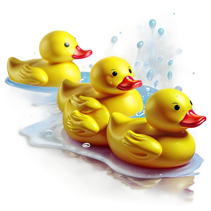 Rubber Duck In Bath Png 05032024 PNG