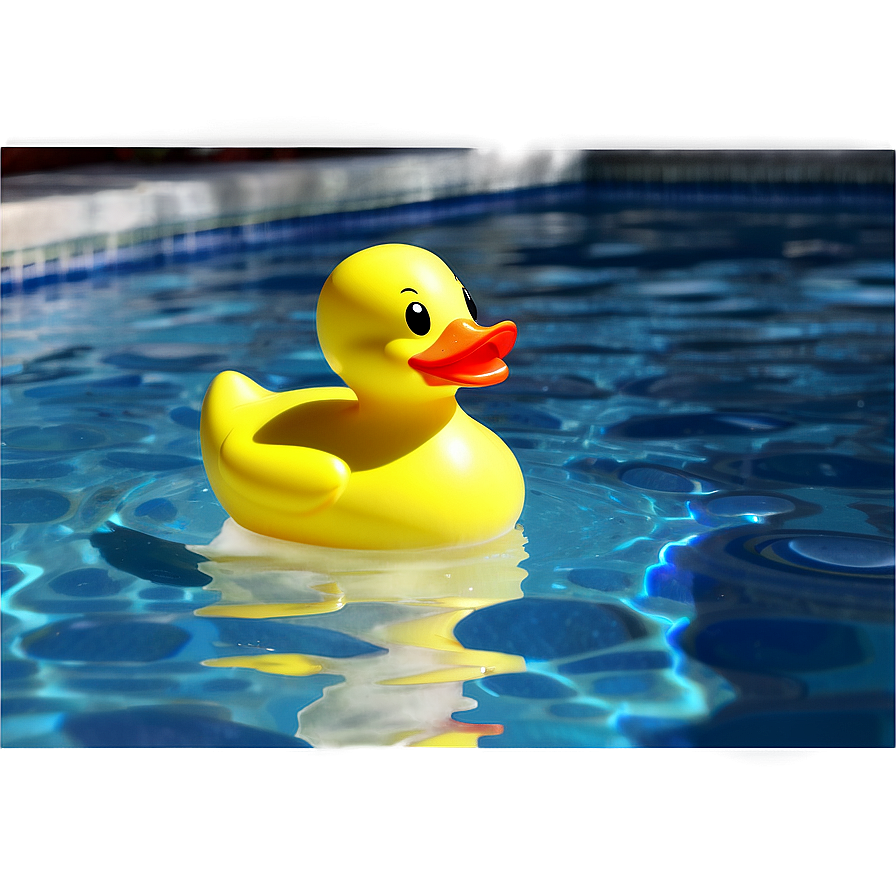 Rubber Duck In Pool Png Qlk PNG