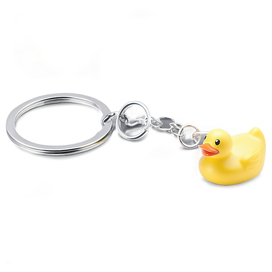 Download Rubber Duck Keychain Png Dhx24 | Wallpapers.com