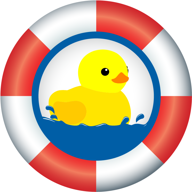 Rubber Duck Lifebuoy Graphic PNG