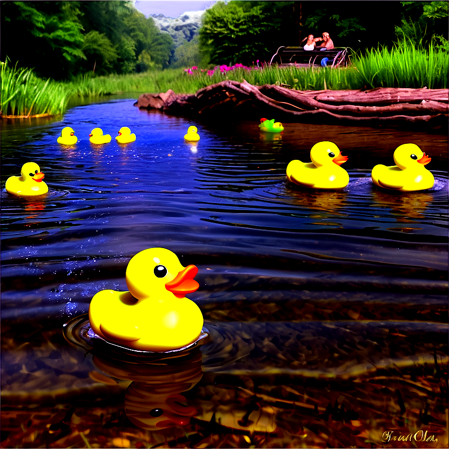 Rubber Duck Race Png 06132024 PNG