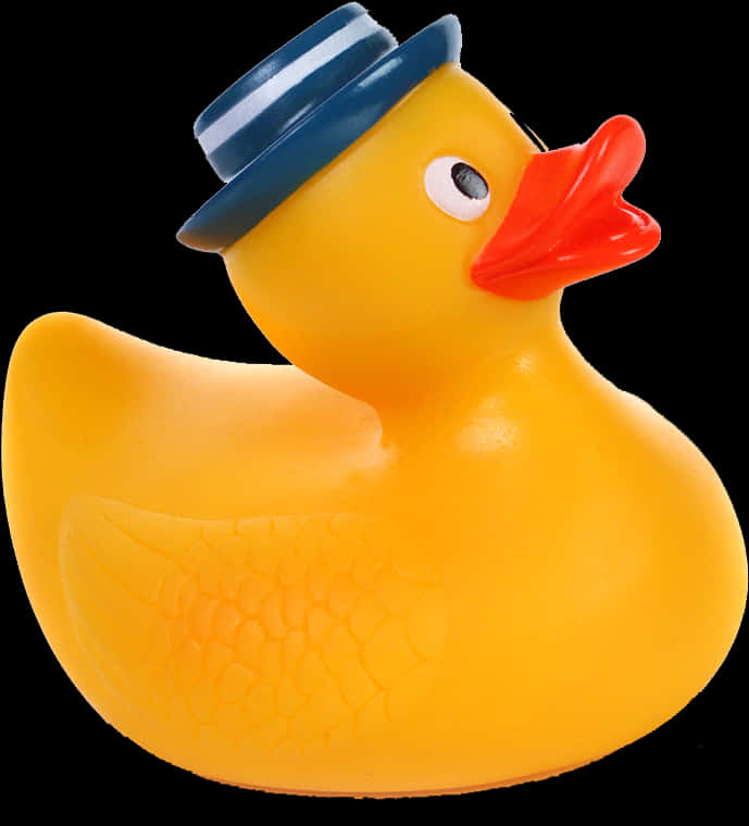 Rubber Duck With Hat PNG