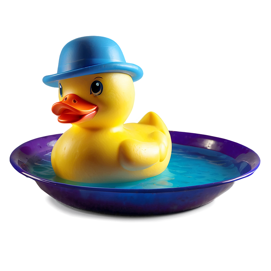 Rubber Duck With Hat Png 06132024 PNG