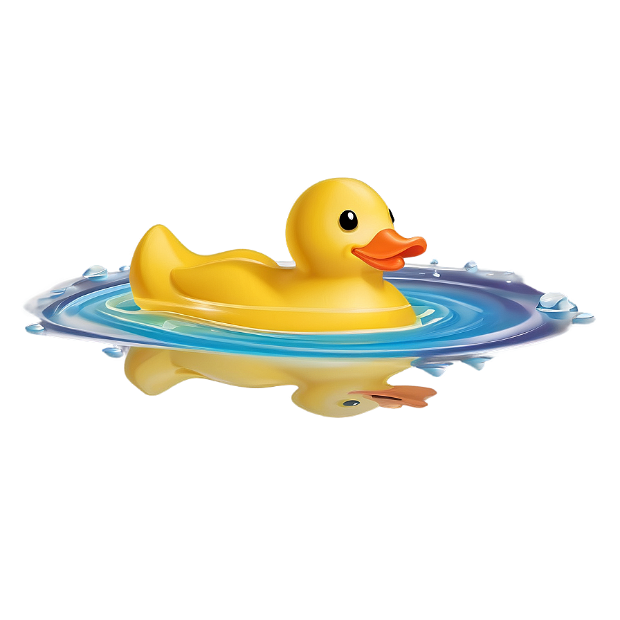 Rubber Ducky In Water Png 36 PNG