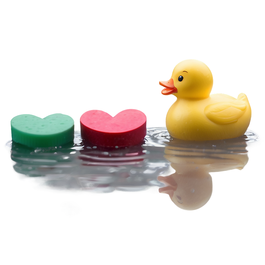 Rubber Ducky With Heart Png Tjq83 PNG