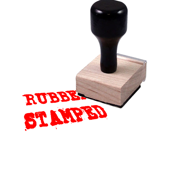 Rubber Stamp Red Ink Imprint PNG