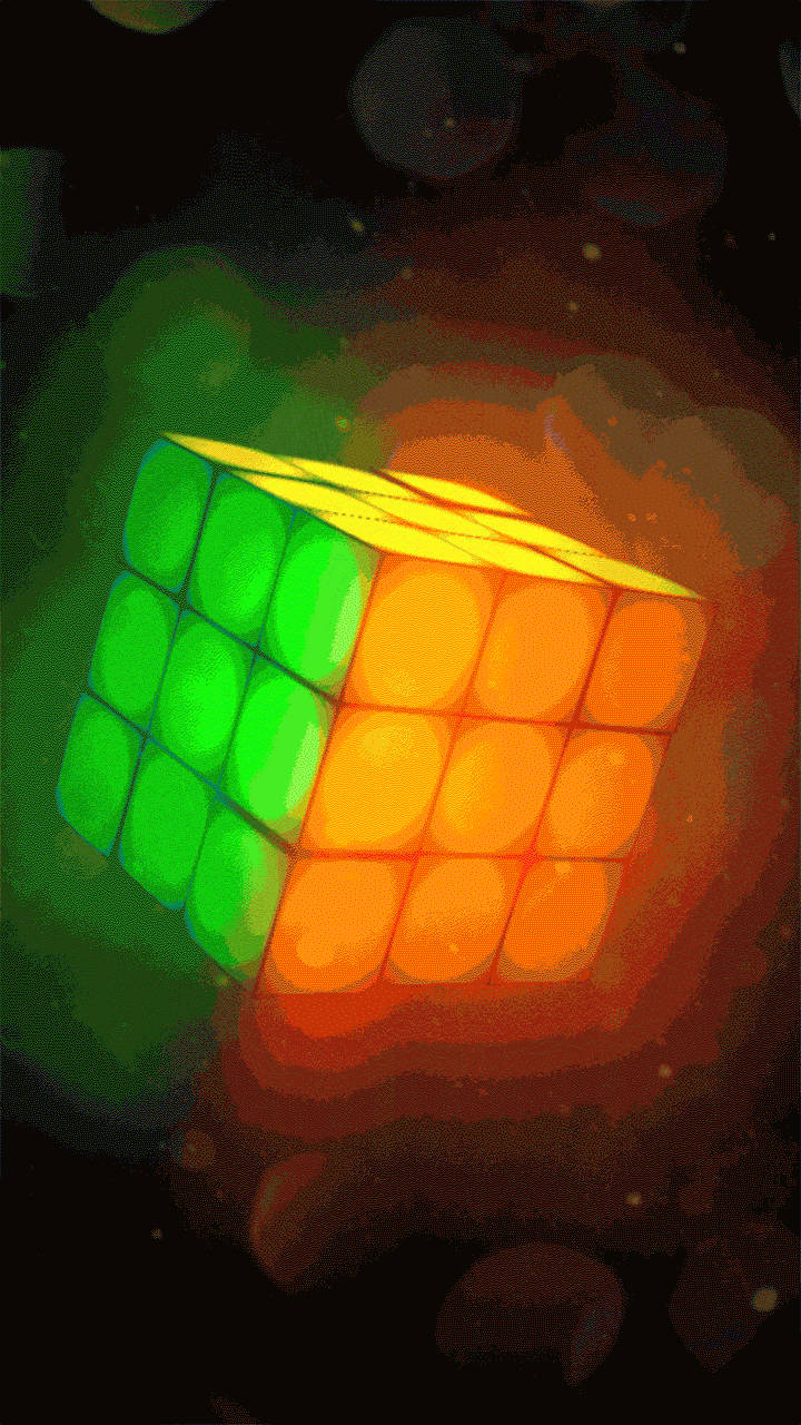 Rubik's Cube Cell Phone Background