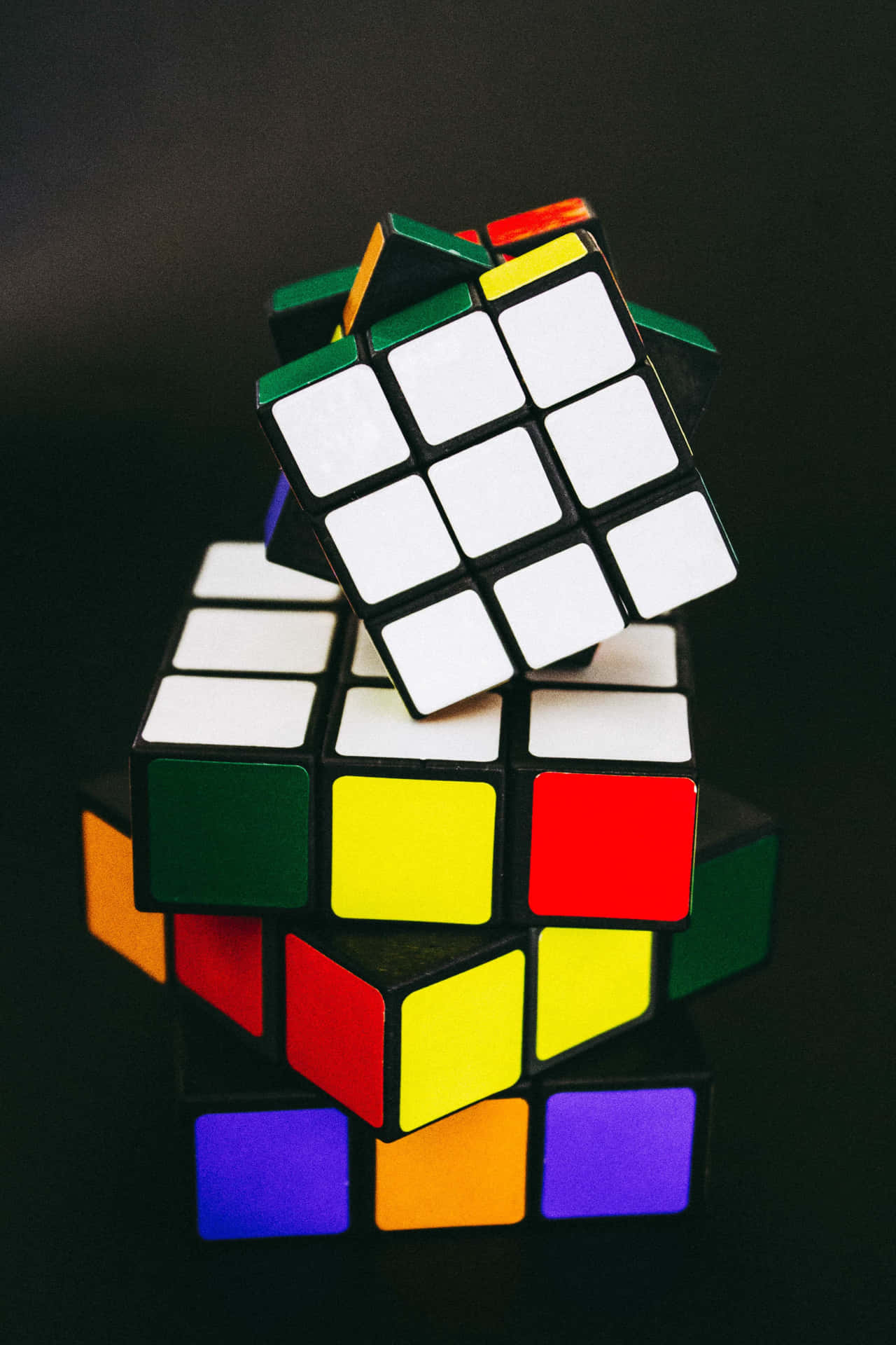 Rubiks Cube Reflection Wallpaper