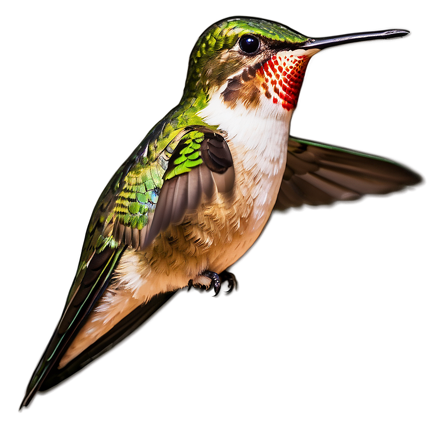 Download Ruby-throated Hummingbird Png 05212024 | Wallpapers.com