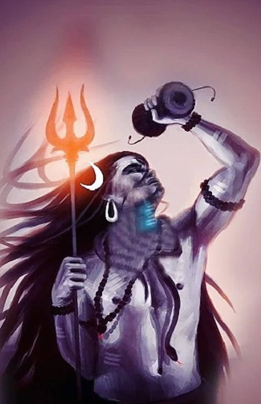 Download Rudra Lord Shiva Angry Wallpaper | Wallpapers.com