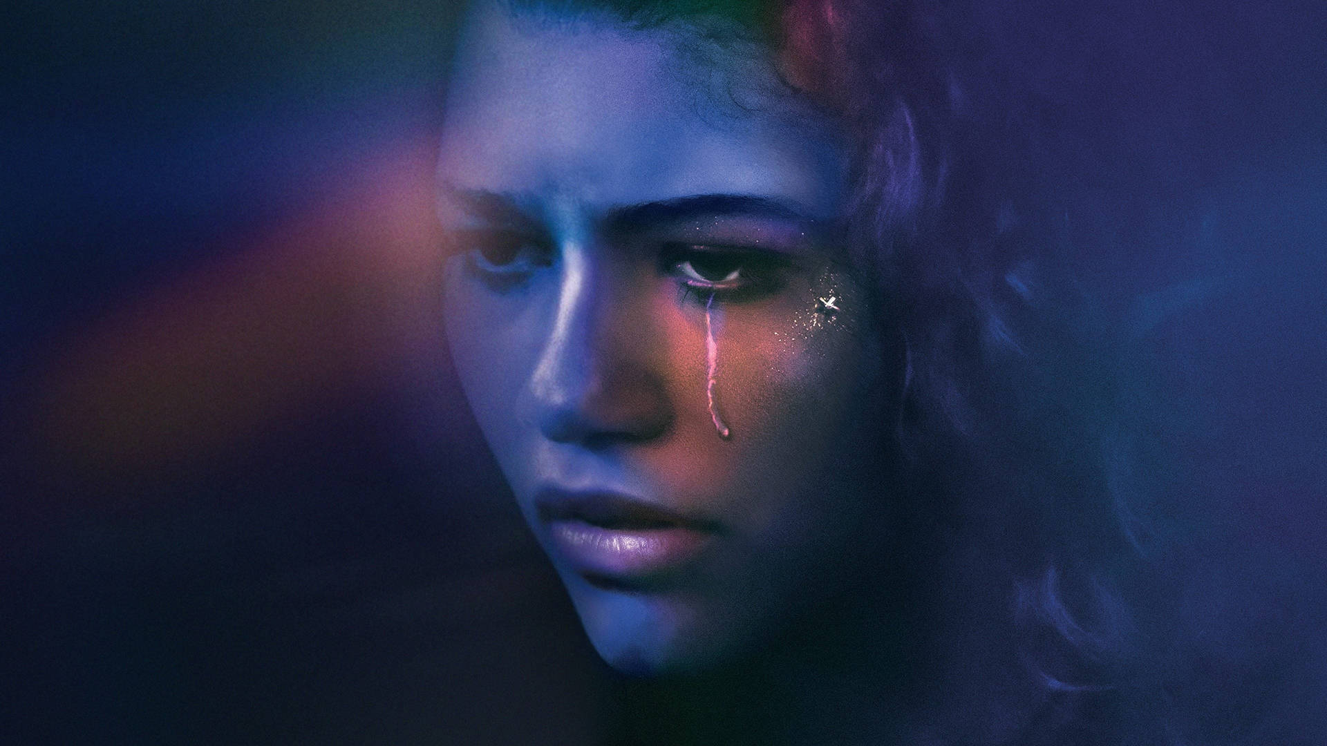 Rue Crying From Euphoria Hbo Wallpaper