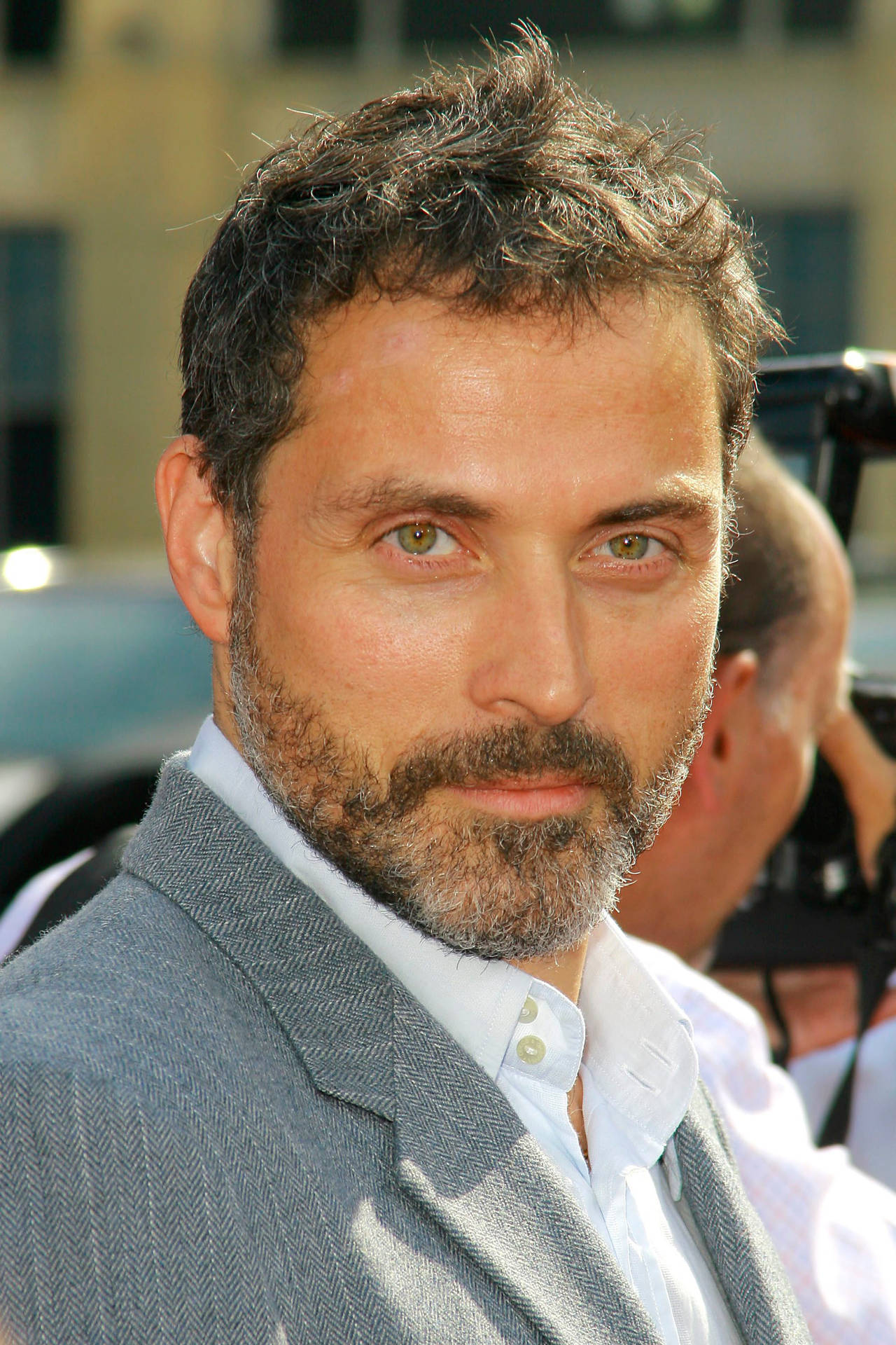 Handsome Portrait of British Actor Rufus Sewell Wallpaper