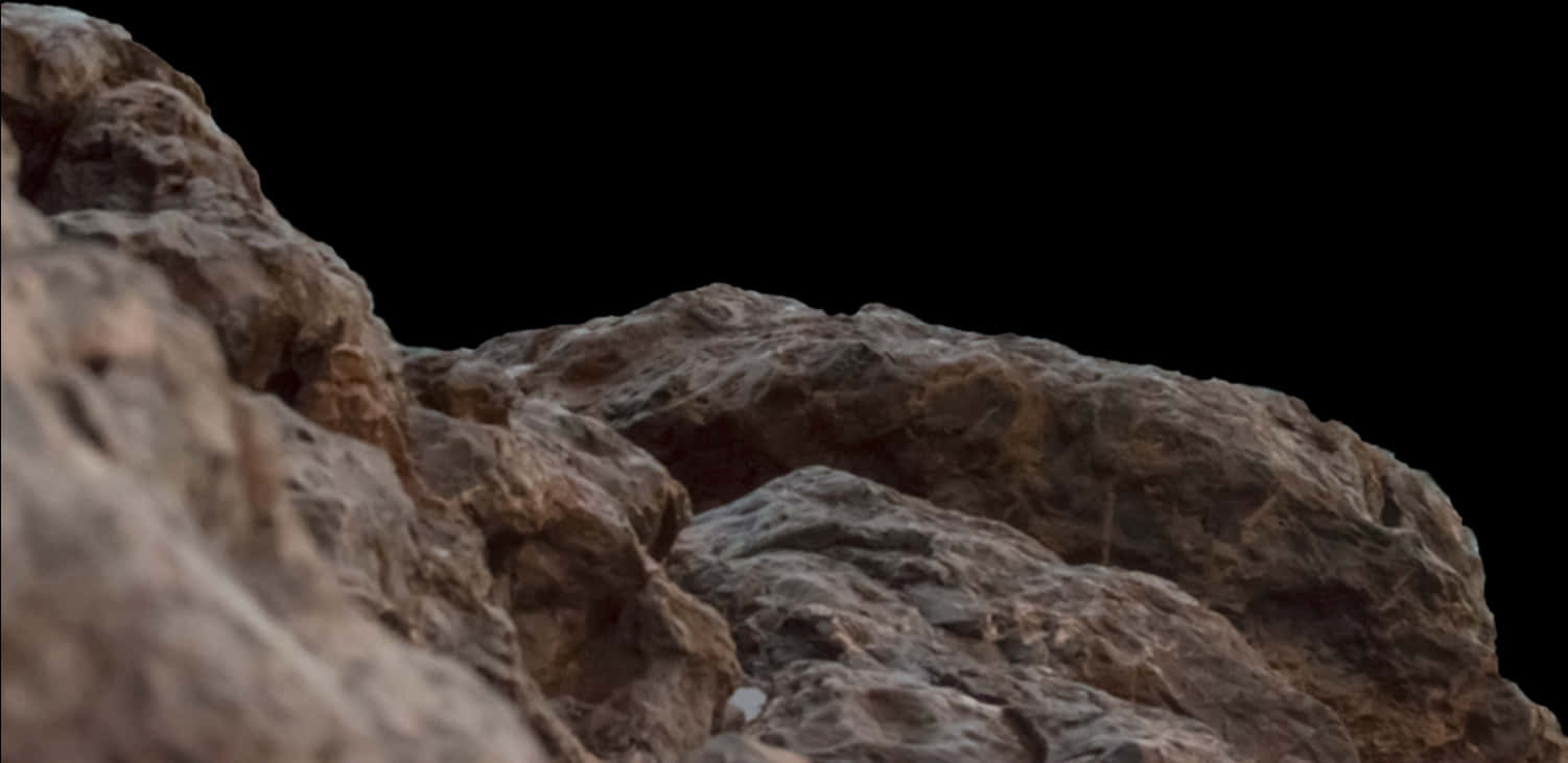 Rugged Rock Texture Closeup PNG