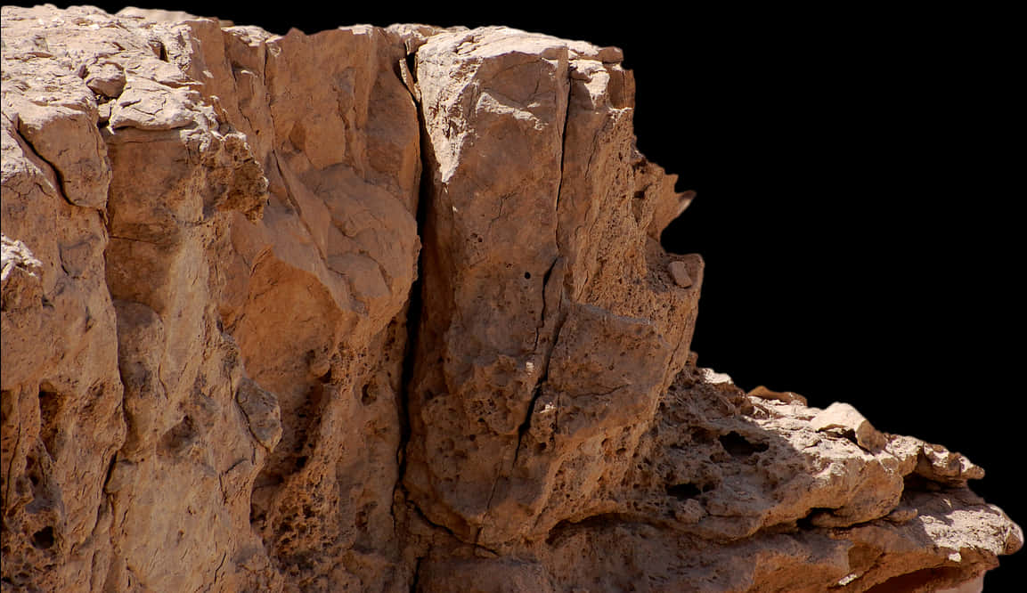 Rugged Cliff Edge Texture PNG