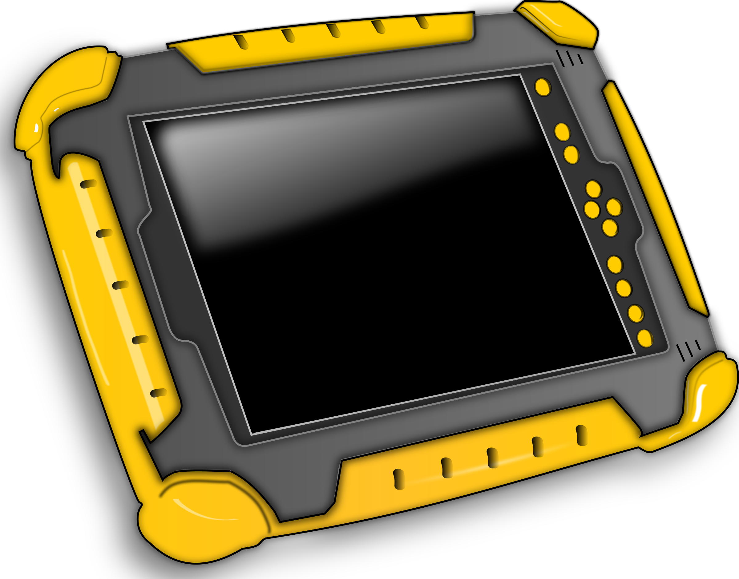 Rugged Industrial Tablet PNG